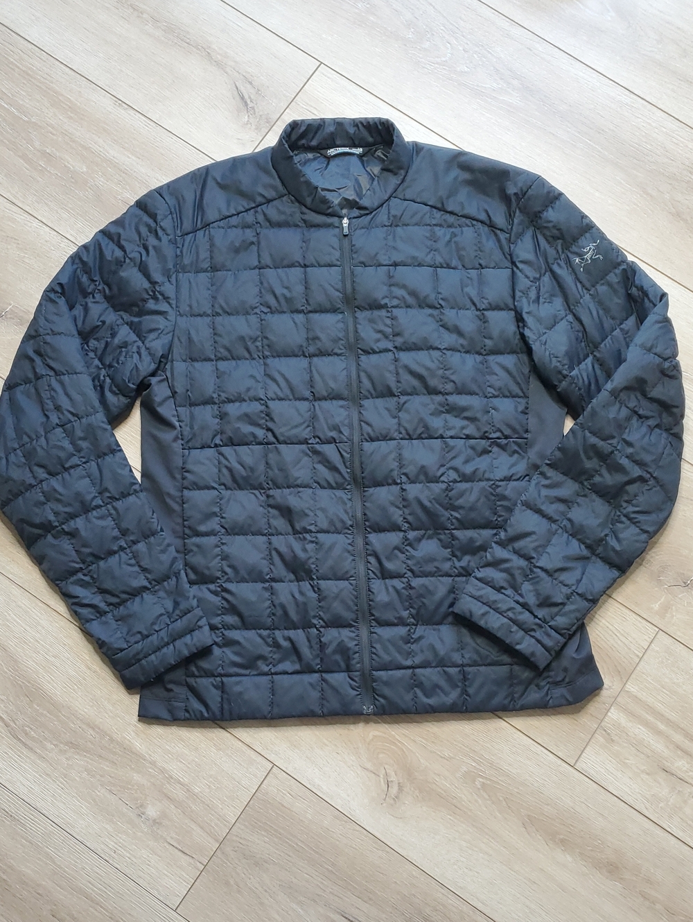 Arc'teryx Rico Jacket Mens Large Black Down Insulated Quilted Puffer Coat